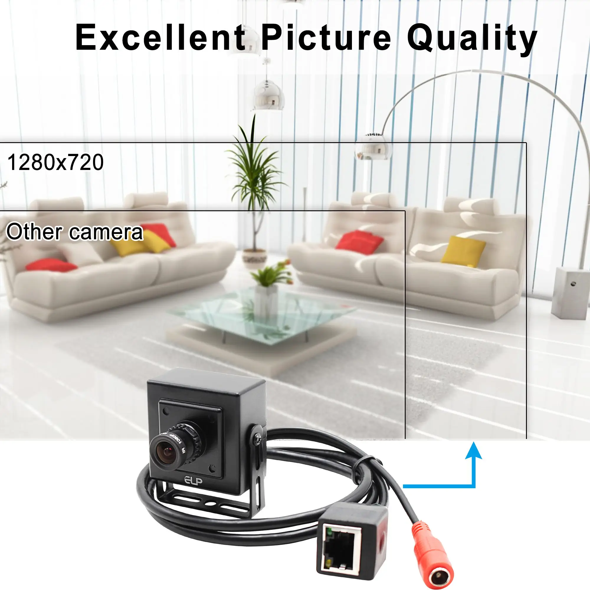 ELP 2Mp 1080P Onvif 2 0 H.264 Ip мини Сетевая камера для помещений P2P веб Camara Full HD с объективом 3 6