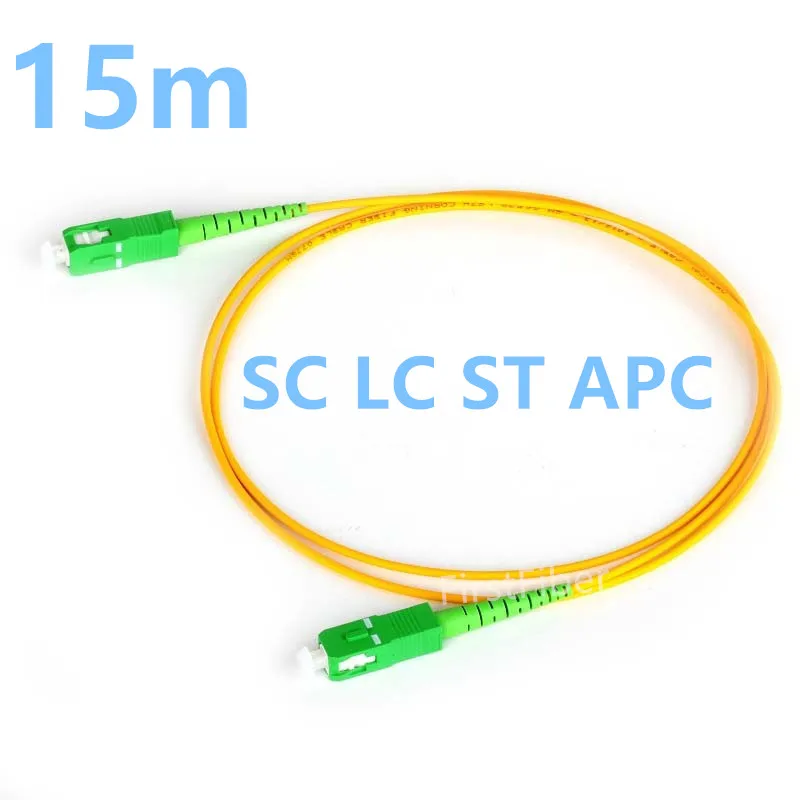Оптоволоконный соединительный кабель 15 м SC LC ST APC к G657A перемычка Соединительный
