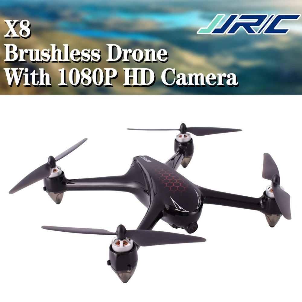 Бесщеточный Дрон JJRC X8 2,4 ГГц с камерой 1080P 5G Wifi FPV Профессиональный Дрон gps позиционирование Квадрокоптер