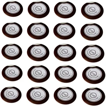 

Free shipping! Super thin 20pcs restaurant call button, wireless calling system transmitter, customer service, waiter pager