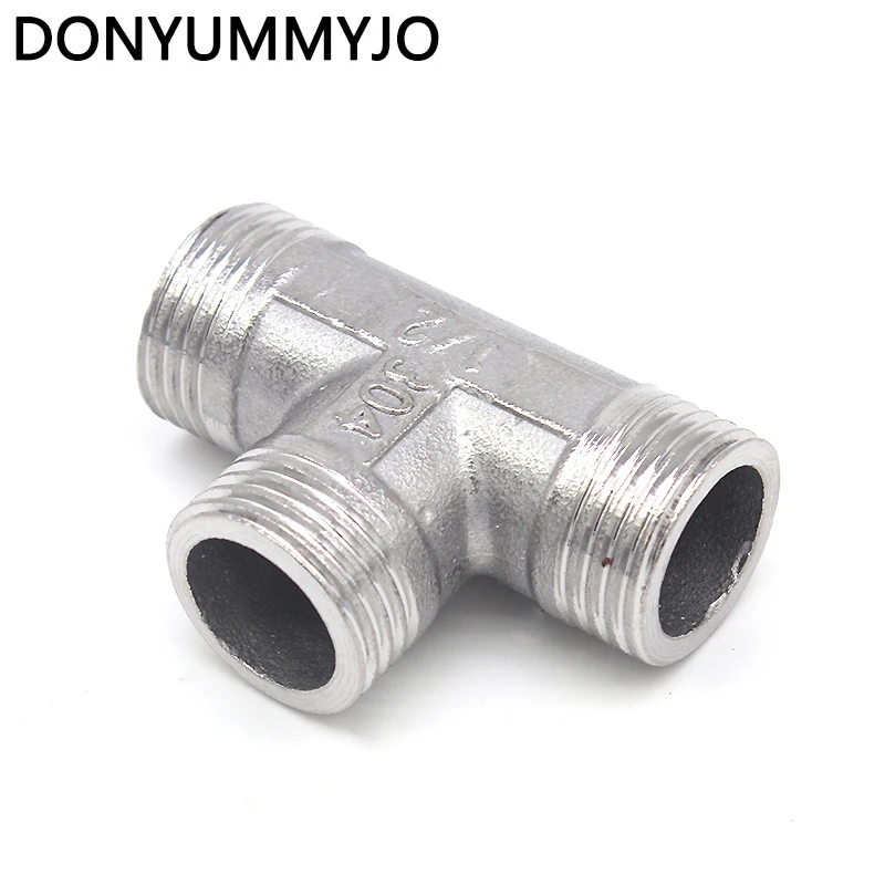 Тройник Тип 3 способа 304 фитинги из нержавеющей стали разъем 1/2 &quotдо 1/2&quot до &quotBSP