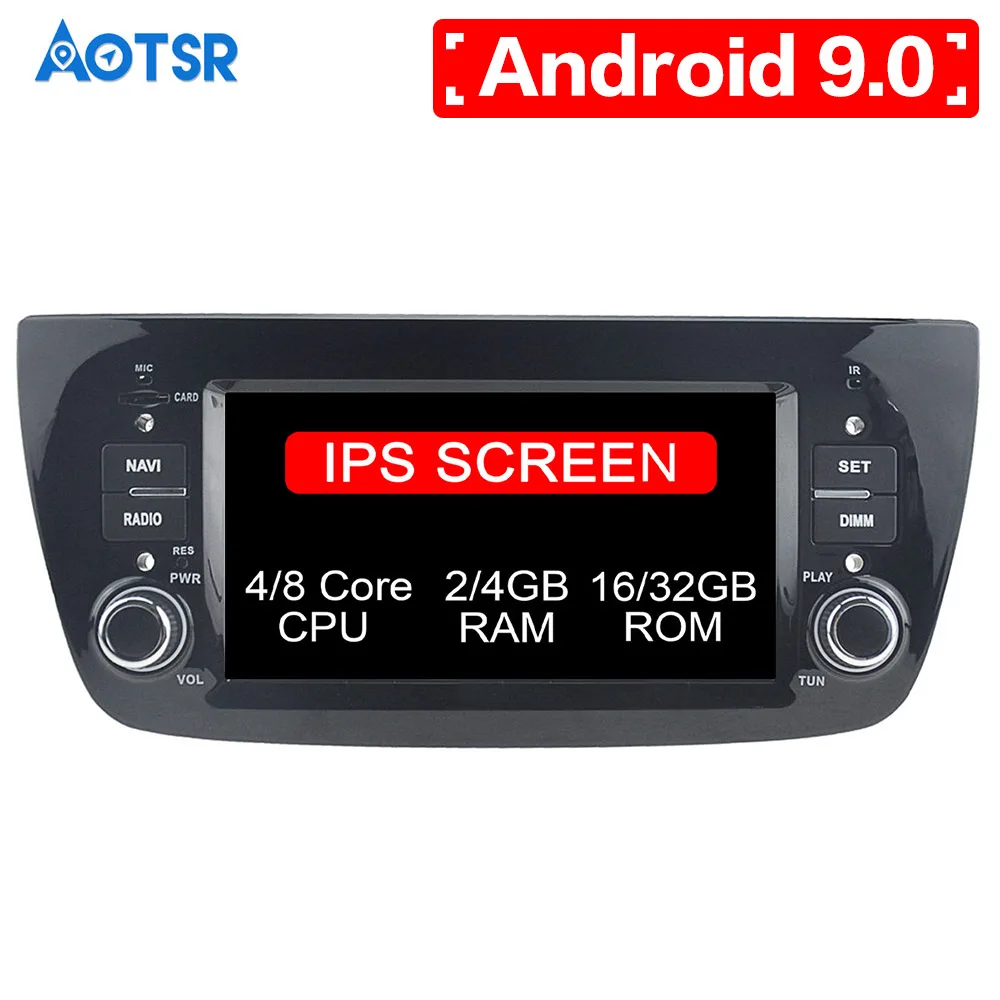 Новейший автомобильный DVD мультимедийный блок Android 9 0 для FIAT DOBLO/Opel Combo/Tour 2010 + с