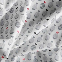 BUKU 051 хлопковая ткань с принтом рыбы, 0,5 м* 1,47 м* 92 г/м2, ткань для шитья, текстиль tissu для рукоделия, аксессуары ручной работы