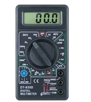 

10pcs/lot DT830D Digital Multimeter AC/DC OHM Voltmeter w/ BUZZER