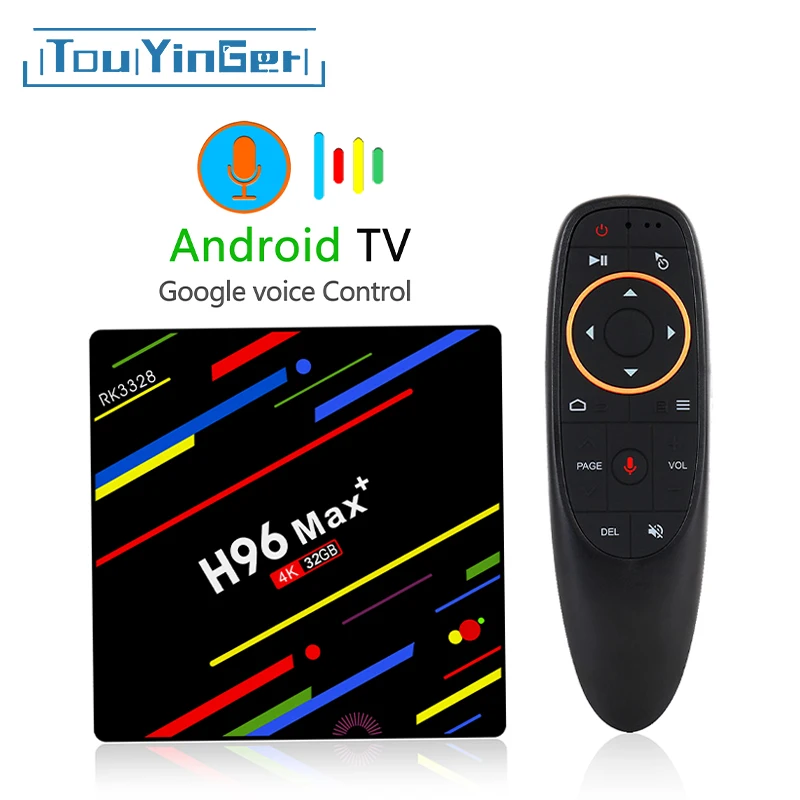 

Touyinger H96 Max+ TV Box Android 8.1 4K Ultra HD Media Player 4G 64G Quad Core 5G WiFi With Voice Control Bluetooth 4.0 Z35