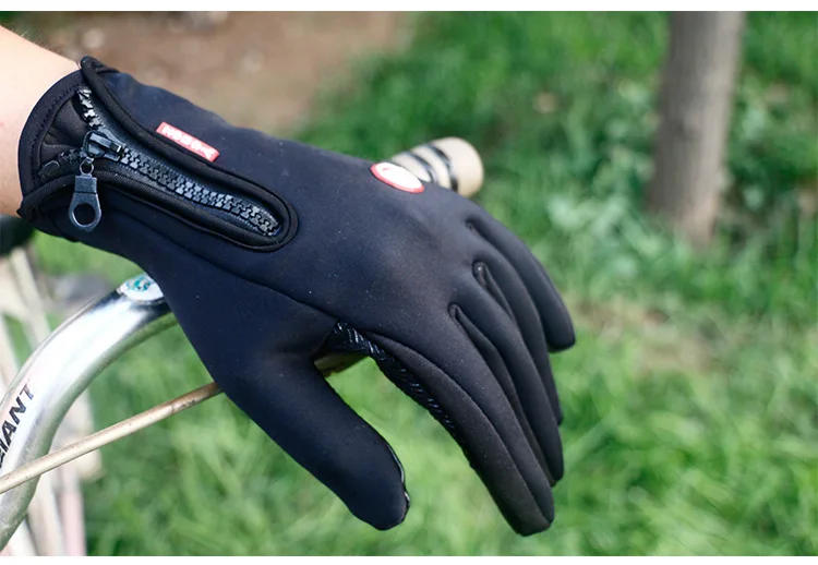 Водонепроницаемый зимние теплые перчатки Для мужчин лыжные перчатки для сноуборда перчатки мотоциклетные зимние Сенсорный экран снег