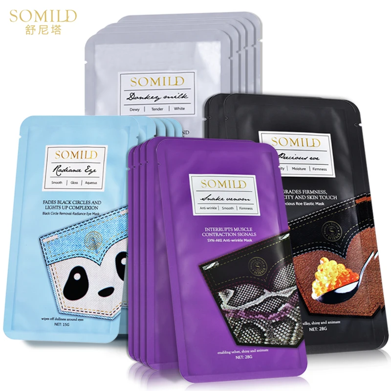 

Skin Care Mask For Face Snake Venom Whitening Face Mask Hyaluronic Acid Moisturizing Eye Patch Cosmetics