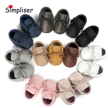 

Baby Soft Crib Shoes Lace-up Infant Toddler Shoes Tessal Newborn Baby Girls Boys Prewalker 0-18M Sapatos Infantis Baby Moccasins