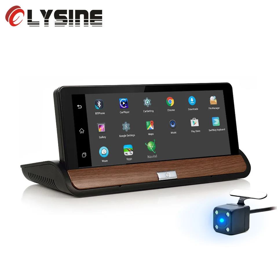 Автомобильный видеорегистратор Olysine 7 дюймов 3G/4G ADAS Wi Fi Android GPS навигация