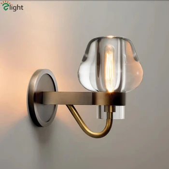 

Loft RH Retro Wall Lamp Glass Shades Led Wall Lamp Living Room Sconces Lustre Wall Lamp Indoor Lighting Luminarias