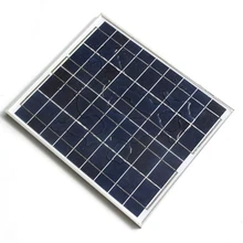 20W 18V Polycrystalline Silicon Solar Panel For 12V Photovoltaic Power Home System 20WP 12V DC Poly Solar Module Free Shipping