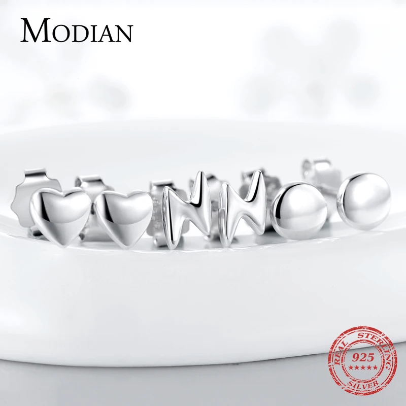 Modian Новые поступления реальные 925 стерлингового серебра розовое & Gold Цвет сердца