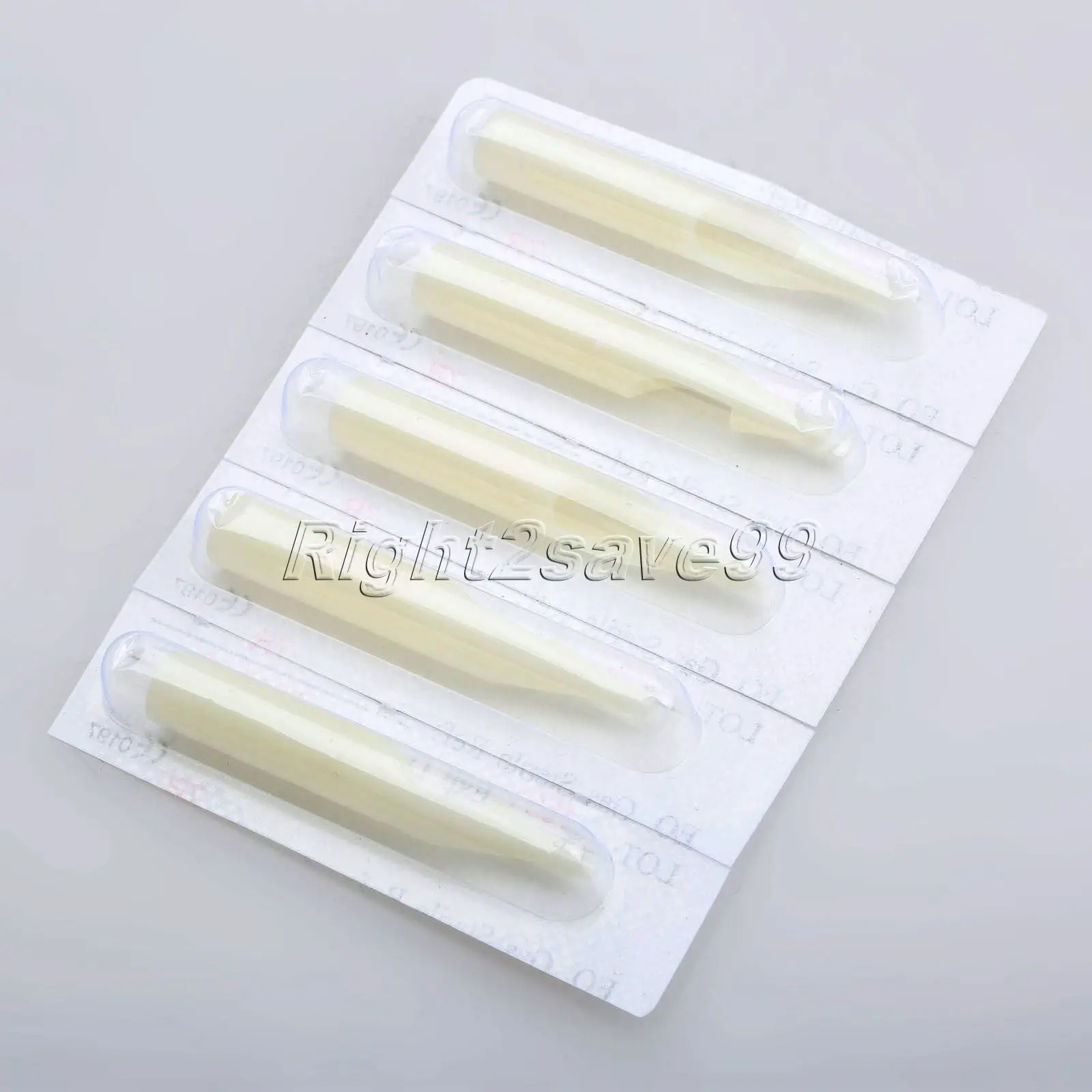 50Pcs 9RT Disposable Plastic Tattoo Tips Round Sterile Tattoo Needle Nozzles Tube For Permanent Makeup Machine