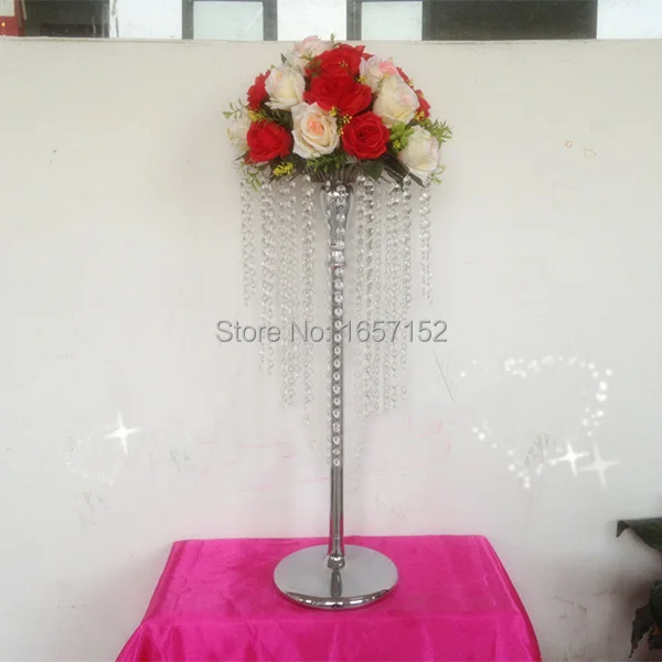 73cm Tall Table Centerpiece Wedding crystal chandelier Flower Stand decor | Дом и сад