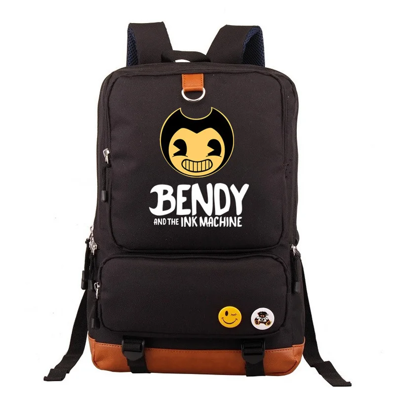 

Cartoon hot And The Ink Machine Children Boy Girl School bag Women Bagpack Teenagers Schoolbags Canvas Men Student Backpack