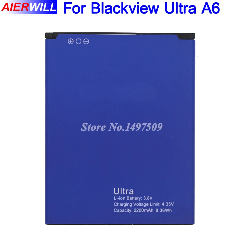 Аккумулятор для Blackview Ultra A6 2200 мАч Bateria Batterie Batterij | Мобильные телефоны и аксессуары