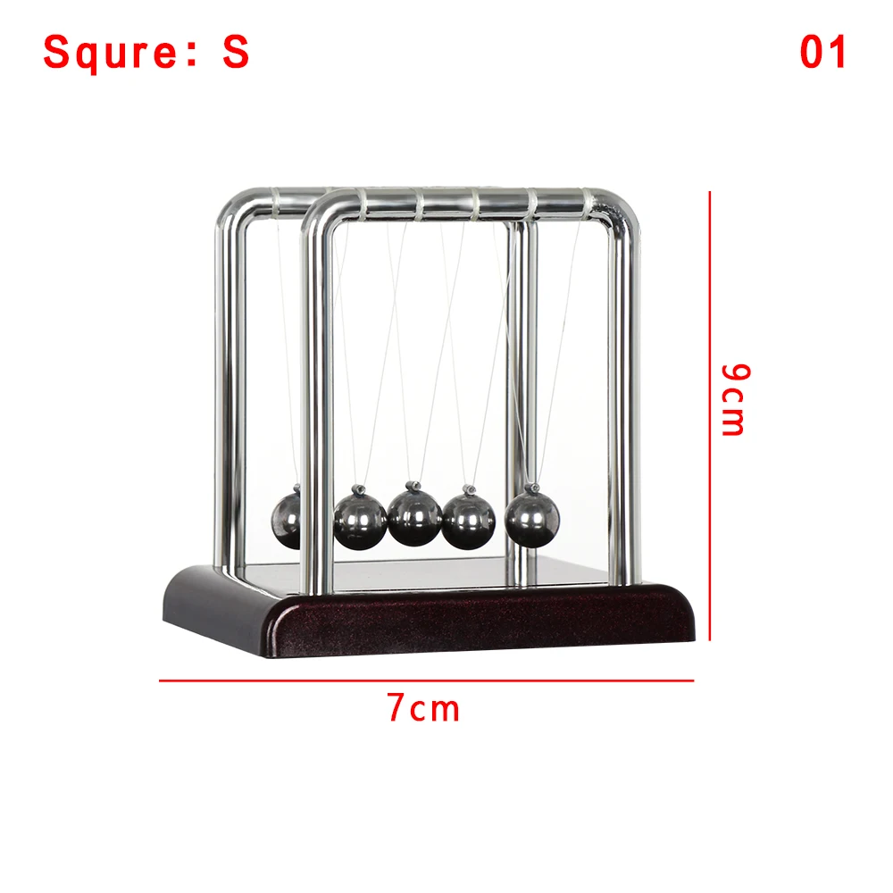 Newtons Колыбель стальной баланс мяч Физика Наука Маятник раннее веселье развития развивающие настольные игрушки подарок офис Домашний декор - Цвет: 1