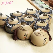 JIA-GUI LUO, керамическая коробка для чая, банки для хранения сухофруктов, герметичные бутылки, аксессуары для чая, пуэр, коробка для хранения чая, керамическая банка, D084