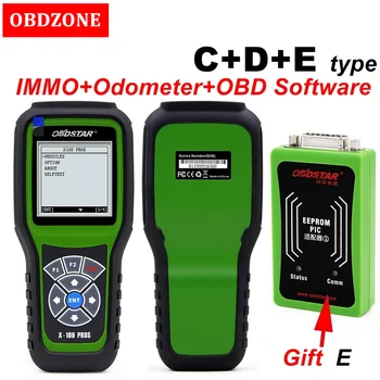 

Original OBDSTAR X100 PROS C+D+E model for IMMO+Odometer+OBD Software X-100 pros with EEPROM Adapter Better than X100 pro