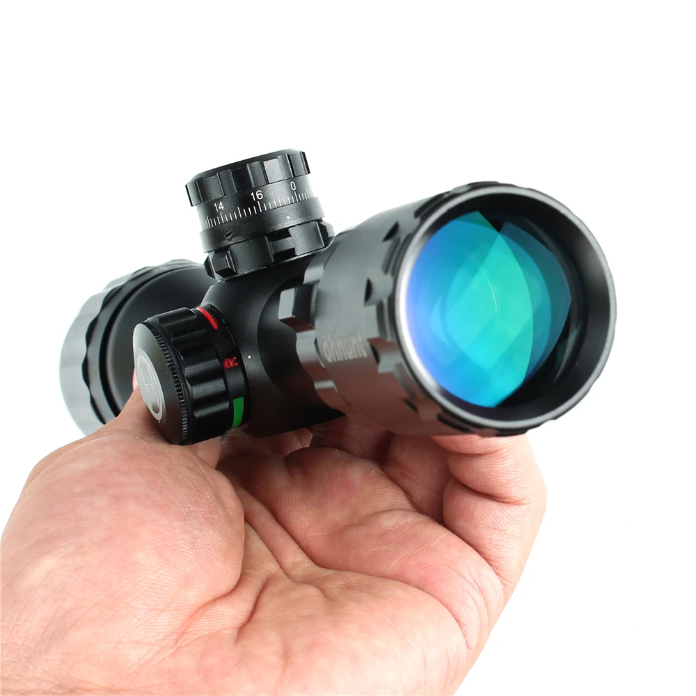 ohhunt Hunting Optics 3-9x32 AO Compact 12 Half Mil Dot Reticle Riflescopes Turrets Locking with Sun Shade Tactical Rifle Scope (9)