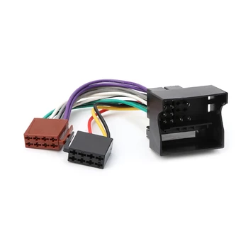 

New 1 Pc Auto Car Stereo Radio ISO Lead Cable Wiring Connector Adapter For Peugeot 207 307 407 High Quality Car Accessories