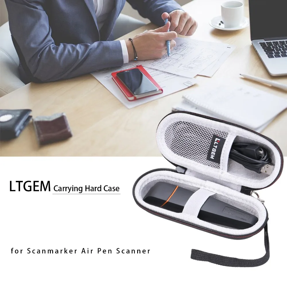 Hard Travel Case For Scanmarker Air Pen Scanner Wireless Ocr Digital Highlighter