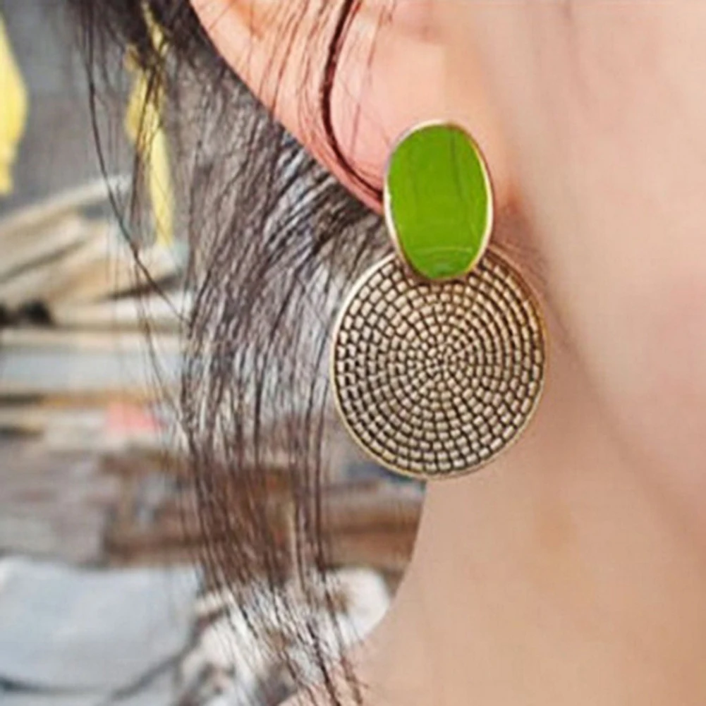 

Wedding Party Jewelry Annual Ring Pendant Ear Studs Vintage Women's Earrings