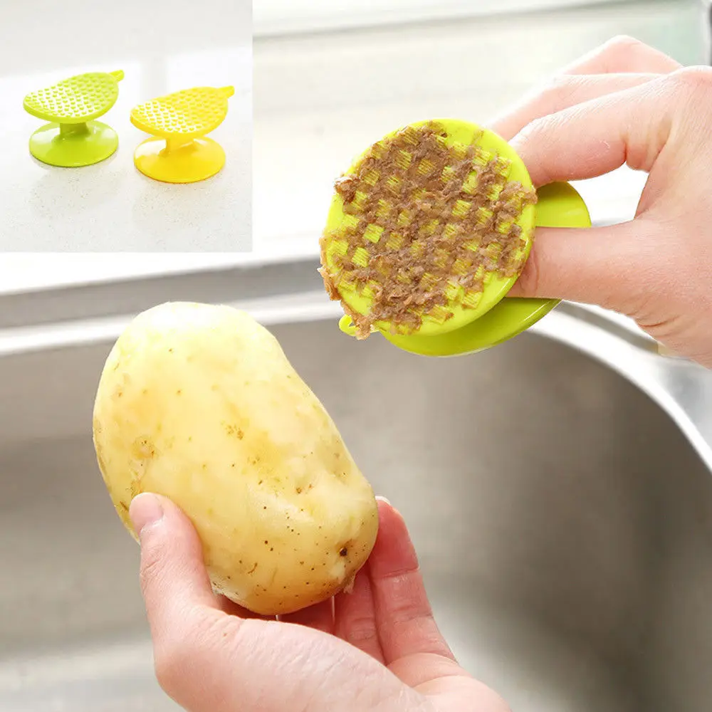 

1Pc Multi-functional Household Fruits Vegetable Brushes Potato Carrot Ginger Peeler Peeling Plastic Scraper Kitchen Tool