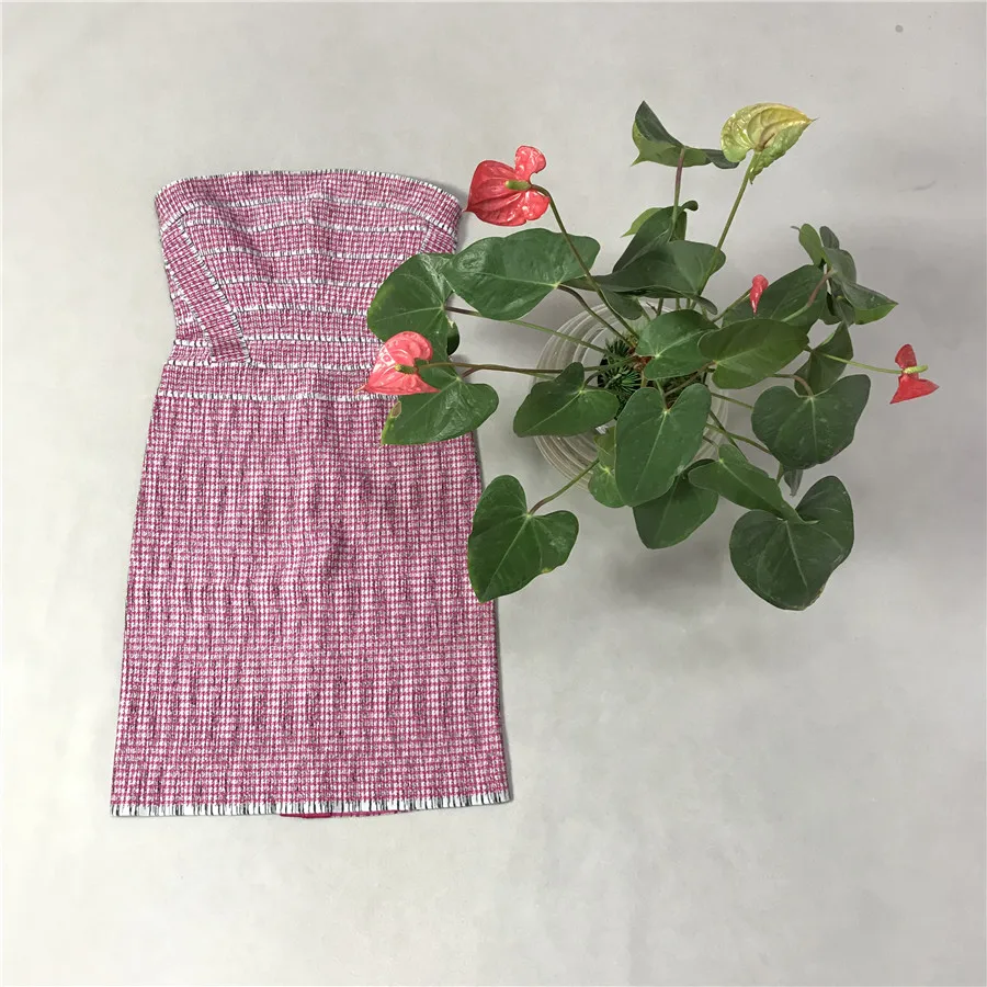 Летняя дешевая молния Bodycon Супер Короткие Сексуальные вечерние платья Vestidos Клубные розовые красные гусиные лапки без бретелек облегающие мини-платья