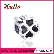 Изысканные ювелирные изделия удача Подвески Серебро 925 бусины для изготовления ювелирных изделий Подходит Браслеты bricolage материал для изготовления украшений