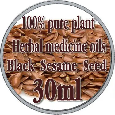 

100% pure plant Herbal medicine oil black sesame seed herbal oil 30ml Essential oil traditional Flax kernel herbal