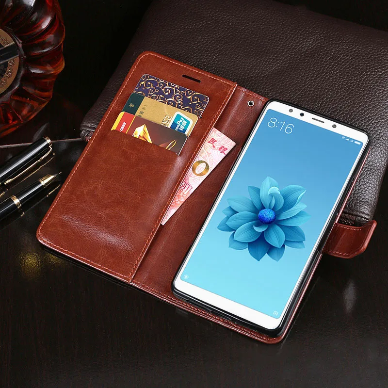 

Business Case Xiaomi Mi A2 Case PU Leather Flip Cover For Xiomi Mi A2 MiA2 Lite Dirt-resistant Wallet Case Cover