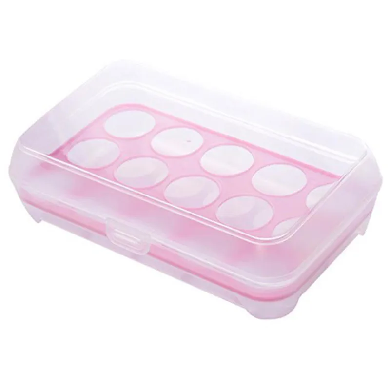 Один многослойный, для холодильника Еда 15 яиц герметичный контейнер для хранения Пластик коробка для всей семьи полезные инструменты Прямая#13