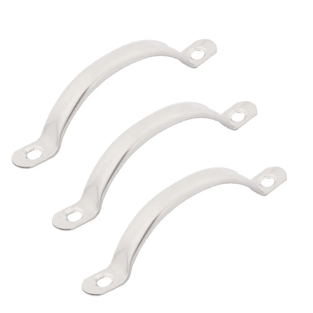 UXCELL 3 Pcs Stainless Steel Pull Handles Grips Kitchen Furniture