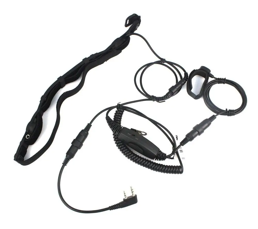 

NEW Pin Throat Microphone for QUANSHENG PUXING BAOFENG UV5R 888S KENWOOD Radio