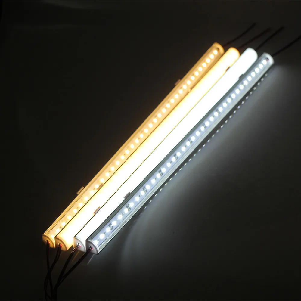 5 шт./партия DC 12 В Led бар свет 50 см 5730 Led жесткая полоса света V форма алюминиевый профиль настенный угловой свет, шкаф кухонный свет