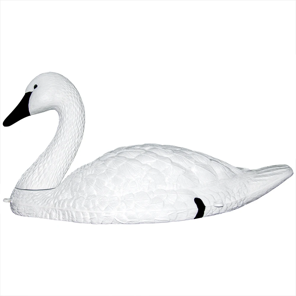 

Floating Swan Decoys Hunting Goose Decoy Hunting Goose Decoy Garden Pool Decoration Tundra Swans Plastic White Swan