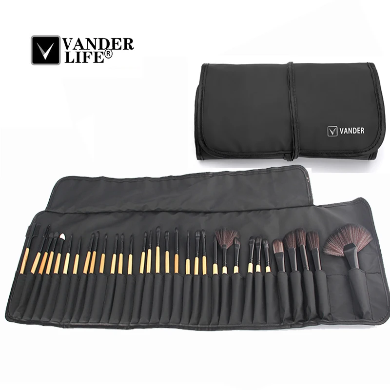 Vander 32Pcs Makeup Brushes set Professional Cosmetic with Make-up Brush Bag For Foundation Brush Beauty Tools pincel maquiagem (4)