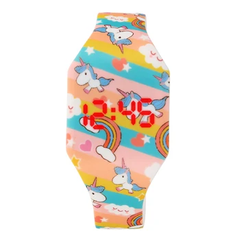 Cartoon Unicorn Children’s Led Display Watches