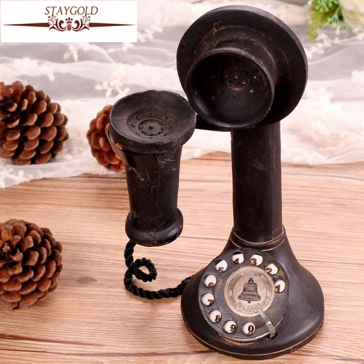 Винтажный домашний декор Shabby Chic Zakka Bar винтажные телефоны 22*11 см|telephone telephone|telephone