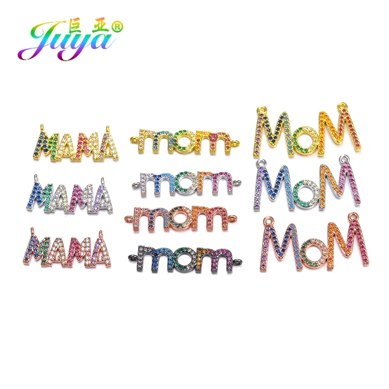 Аксессуары для изготовления ювелирных изделий Juya DIY Mama микро циркониевые письма