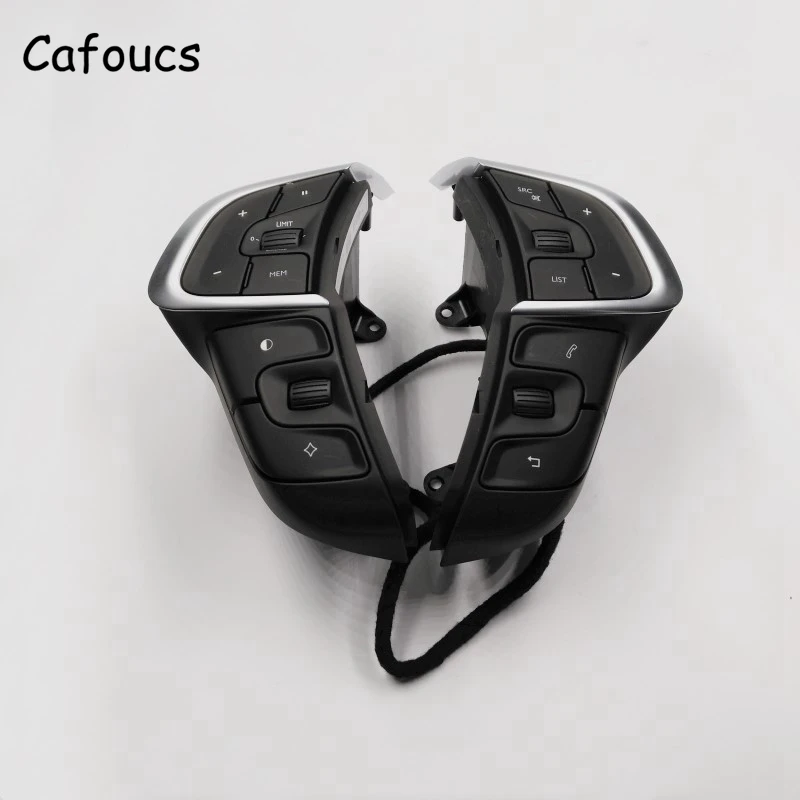 Cafoucs Car Multifunction Steering Wheel Switchs For Citroen C4 2013