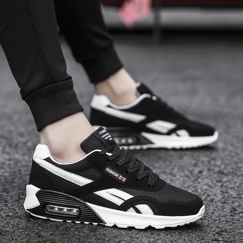Sufei New Spring Autumn Running Shoes Men Outdoor Comfortable Sports Jogging Sneakers Athletic Trainer