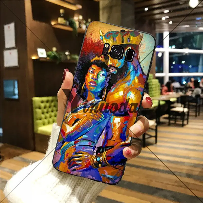 Colorful art african girl