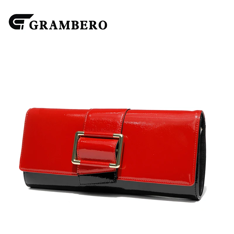 

Europe Style Fashion Women Clutch Wallet Top Leather Hasp Big Purse Banquet Modern Shoulder Crossbody Bags for Birthday Gifts