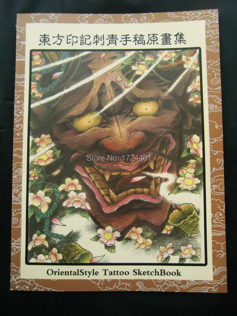 The Gaya Oriental Tattoo Kilat Buku Sketsa Tengkorak Hannya Hantu