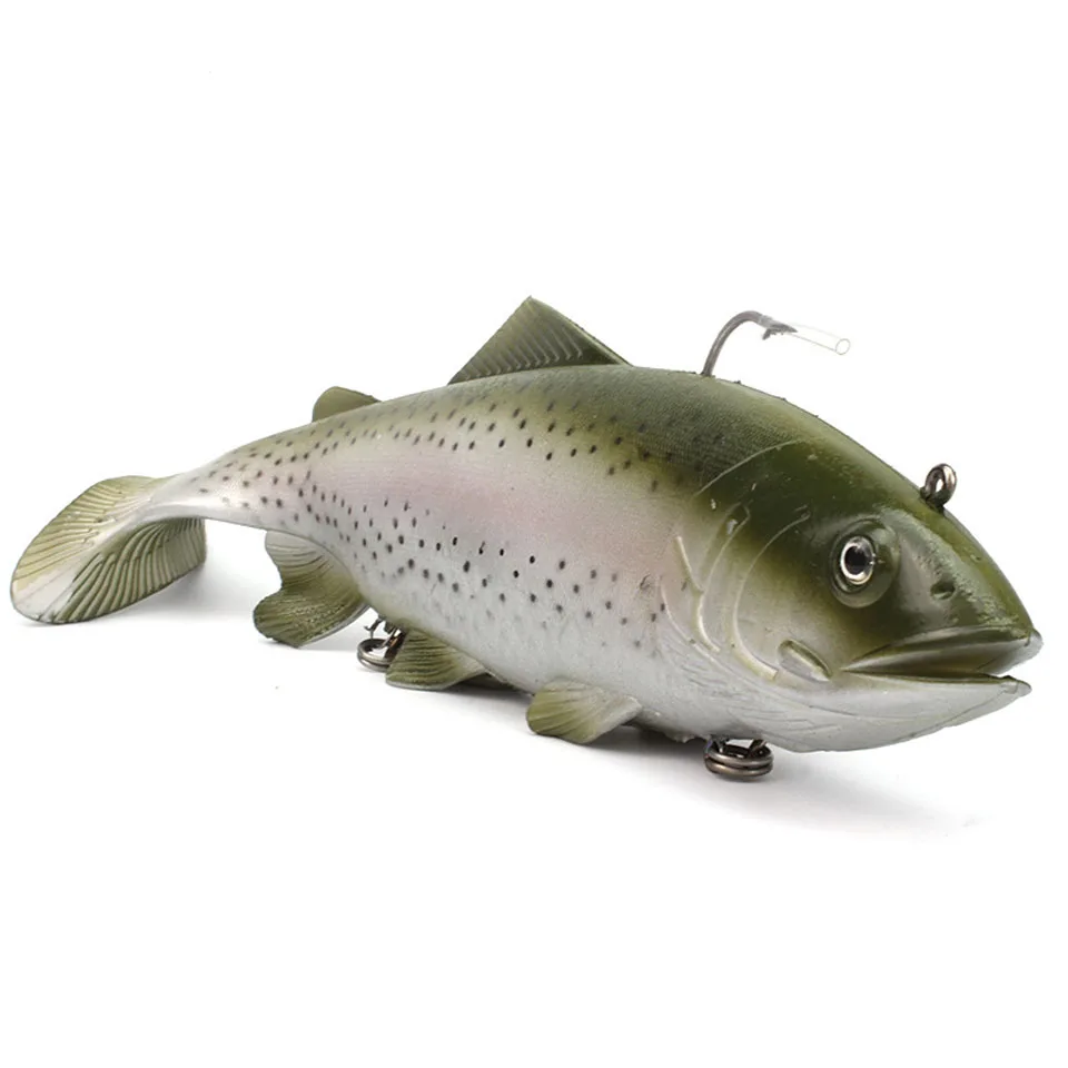 Anzuelo 1 unids 20 cm/30 cm Pesca en el mar tamaño grande simular señuelo de Pesca suave cebos artificiales cebo de Pesca Anzuelo 1 unids 20 cm/30 cm Pesca en el mar tamaño grande simular señuelo de Pesca suave cebos artificiales cebo de Pesca