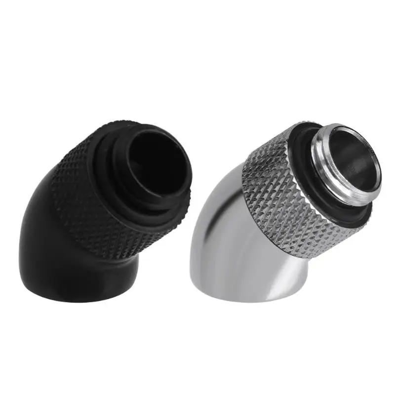 

1pcs G1/4 Screw Thread 45 Degree Elbow Rotatable Brass Adapter Connector Fitting For Computer Water Cooling System Accessories