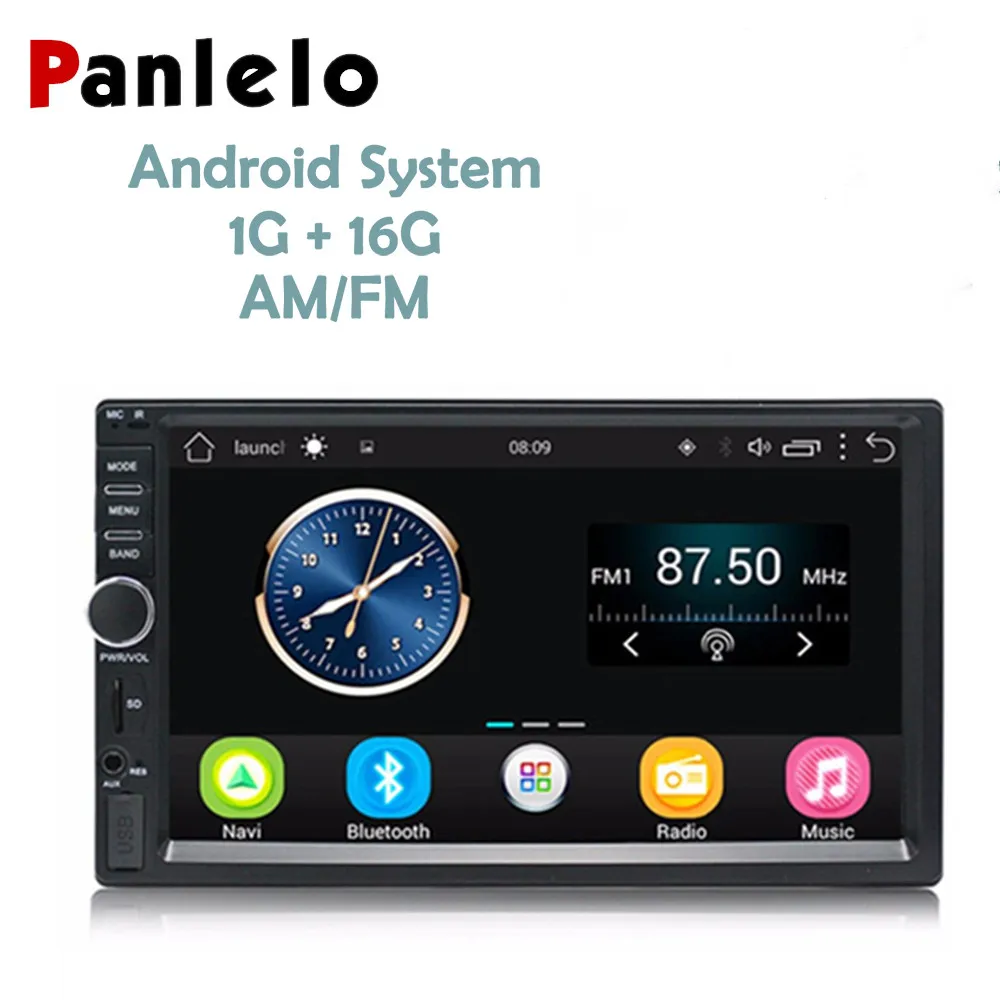 

2 DIN Android Car Stereo GPS Navigation 7'' Car Video Audio Player Bluetooth Wifi AM/FM Radio USB/AUX for VW Ford Toyota Nissan