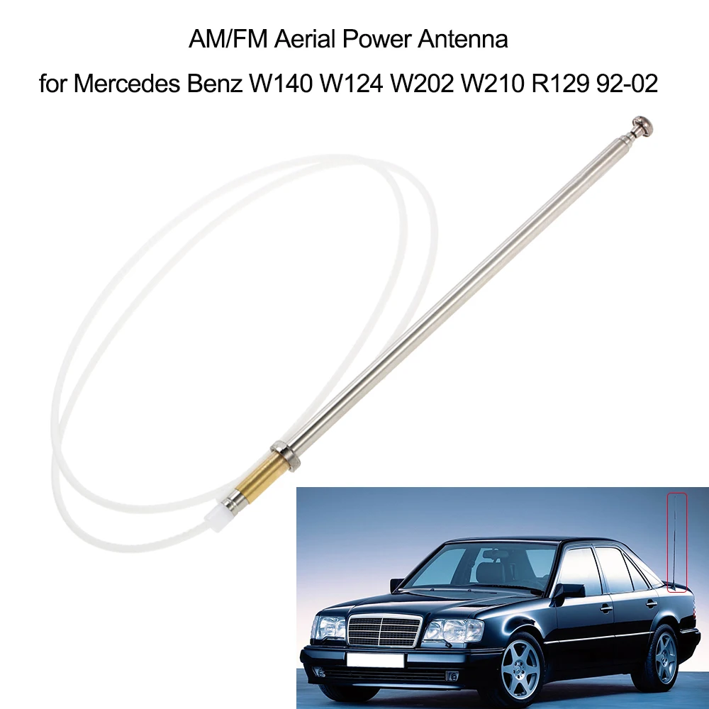 AM/fm антенна Мощность антенна для Mercedes Benz W140 W124 W202 W210 R129 92-02